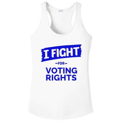 I Fight For Voting Rights Ladies PosiCharge Competitor Racerback Tank