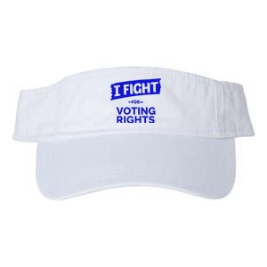 I Fight For Voting Rights Valucap Bio-Washed Visor