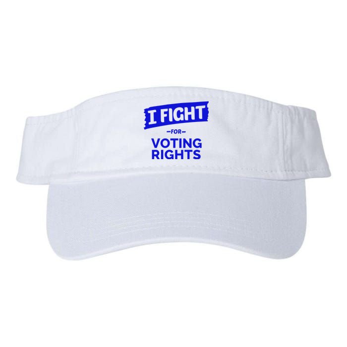 I Fight For Voting Rights Valucap Bio-Washed Visor