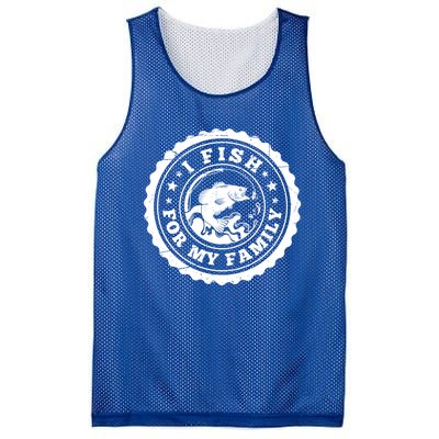 I Fish For My Family Fishing Is My Passion Gift Mesh Reversible Basketball Jersey Tank