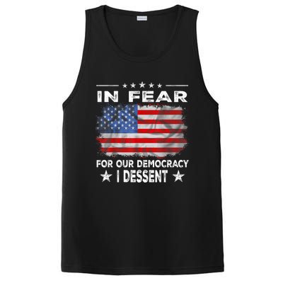 I Fear For Our Democracy I Dissent PosiCharge Competitor Tank