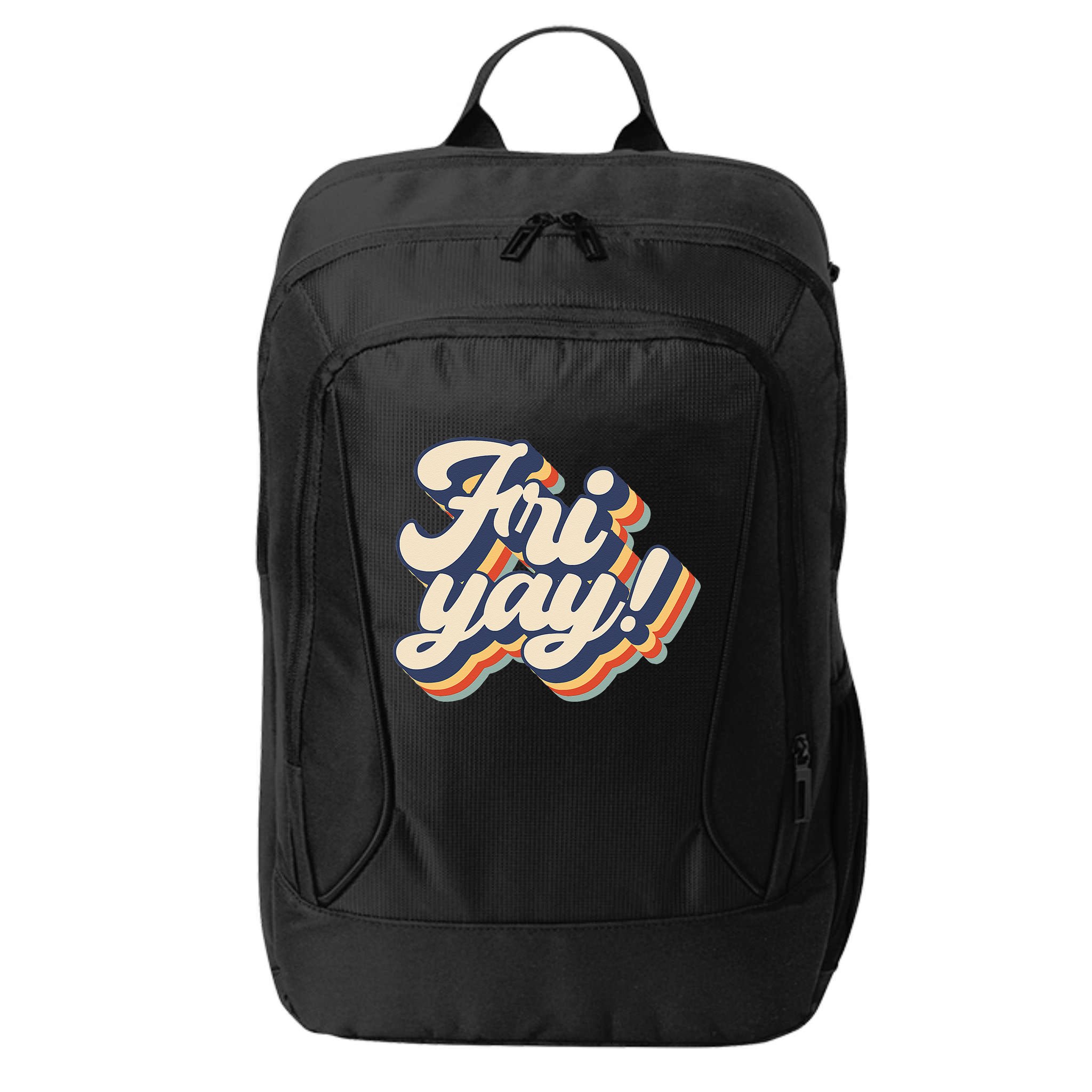 It's Friyay Funny Teacher & Mom Friday Back To School City Backpack