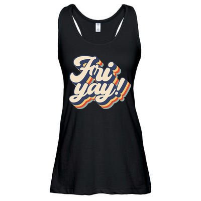 It's Friyay Funny Teacher & Mom Friday Back To School Ladies Essential Flowy Tank
