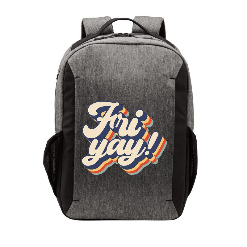 It's Friyay Funny Teacher & Mom Friday Back To School Vector Backpack