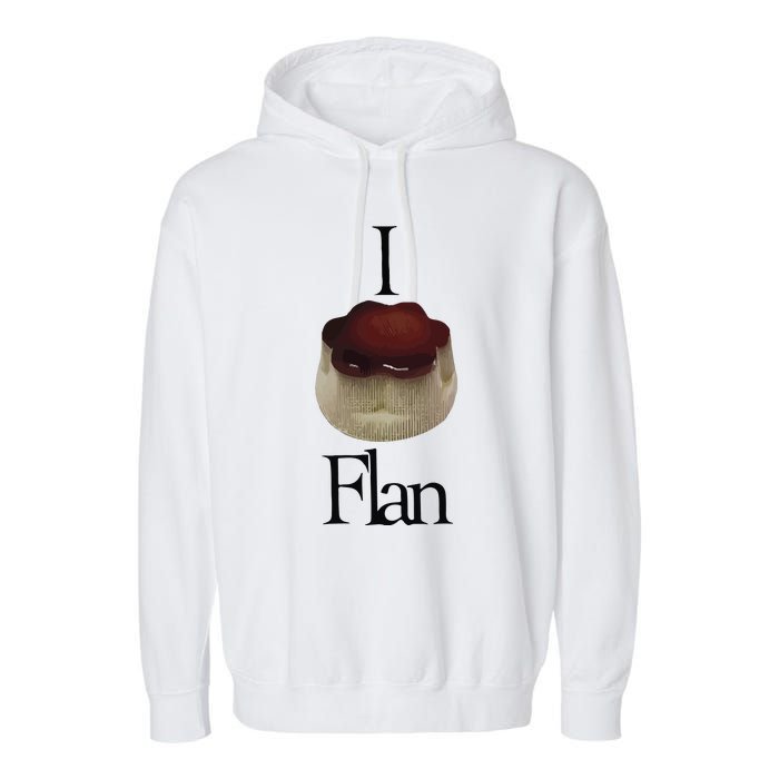 I Flan Flan Garment-Dyed Fleece Hoodie