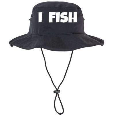 I Fish Fisher Cute Gift Bucket Hat