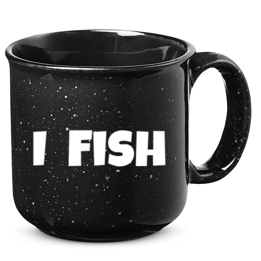 I Fish Fisher Cute Gift 15oz Campfire Ceramic Mug