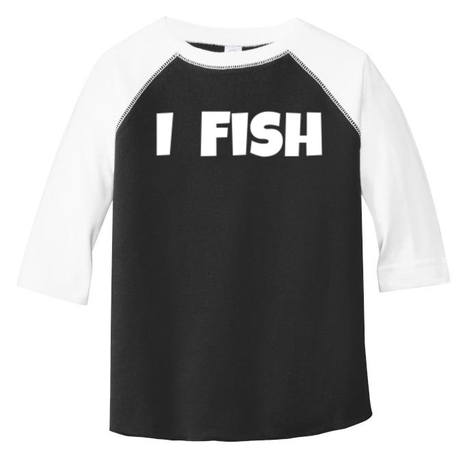 I Fish Fisher Cute Gift Toddler Fine Jersey T-Shirt