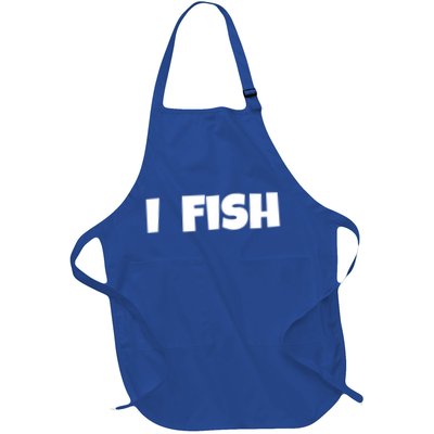 I Fish Fisher Cute Gift Apron