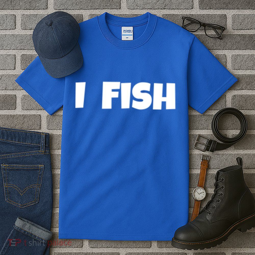 I Fish Fisher Cute Gift Tall T-Shirt