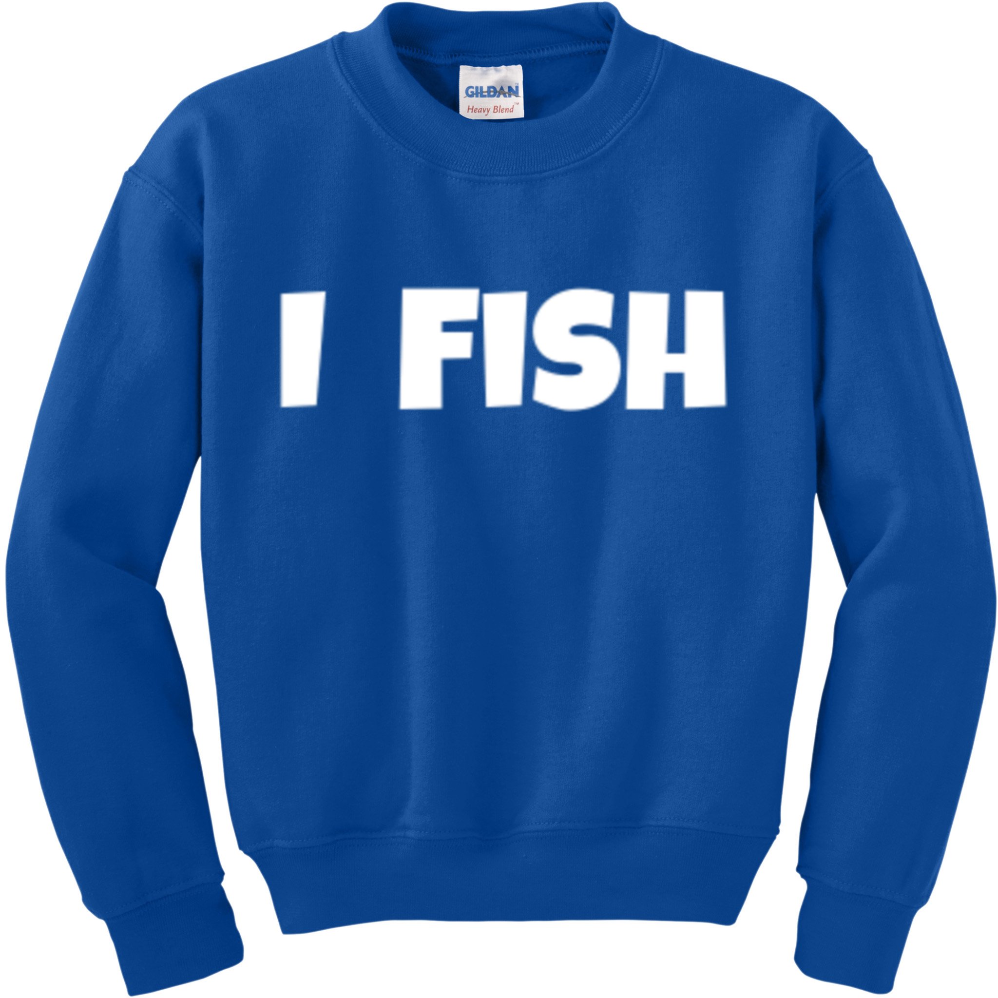 I Fish Fisher Cute Gift Kids Sweatshirt