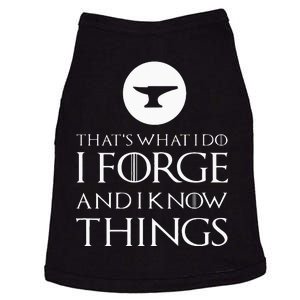 I Forge Funny Blacksmithing Blacksmith Doggie Tank