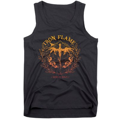 Iron Flame Fourth Wing Rebecca Yarros Dragon Rider Tank Top