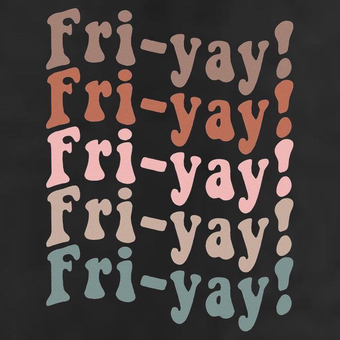 It's Friyay Finally Friday Funny Weekend Vibes Teacher Mom Golf Towel