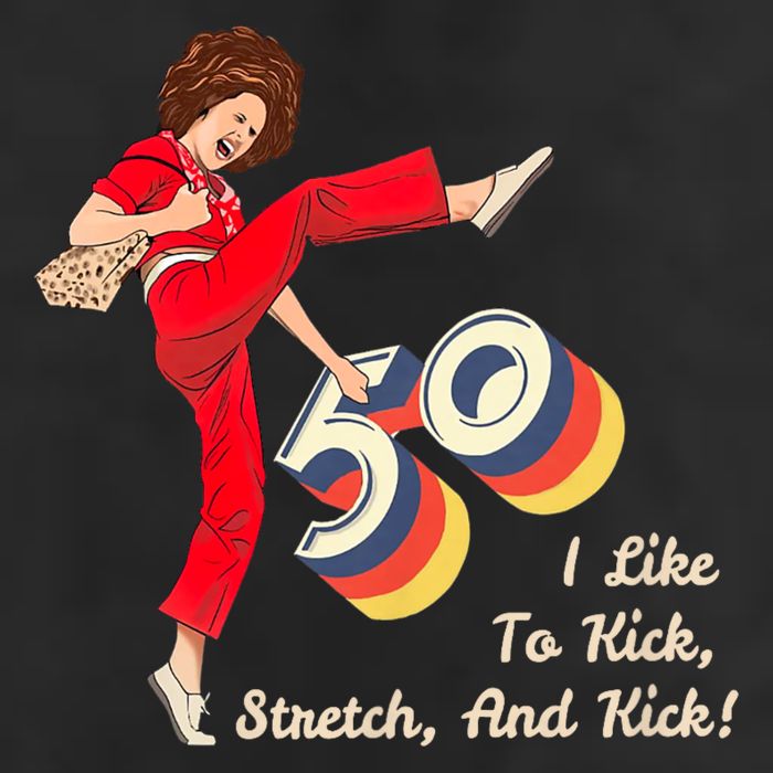 I’m Fifty five-oh 50 Funny Sally Kick Lady O’Malley Birthday Beanie