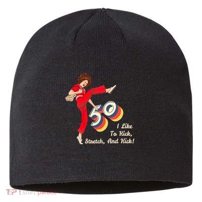 I’m Fifty five-oh 50 Funny Sally Kick Lady O’Malley Birthday Sustainable Beanie