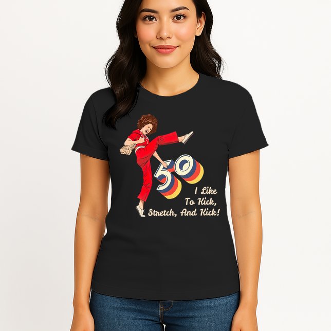 I’m Fifty five-oh 50 Funny Sally Kick Lady O’Malley Birthday Womens T-Shirt