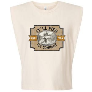 ItLl Fish Fly Company Garment-Dyed Women's Muscle Tee