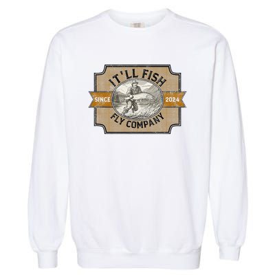 ItLl Fish Fly Company Garment-Dyed Sweatshirt