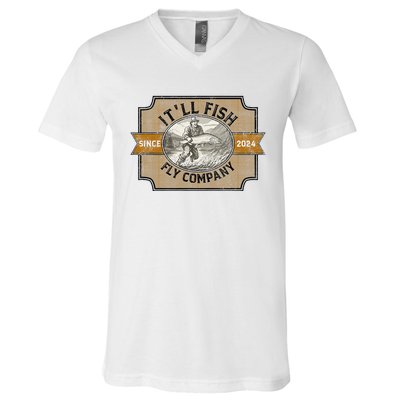 ItLl Fish Fly Company V-Neck T-Shirt