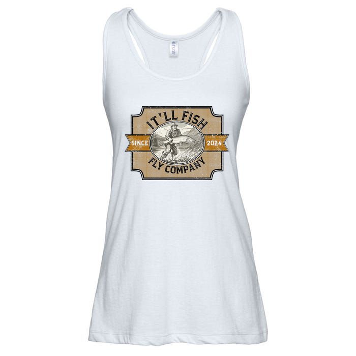 ItLl Fish Fly Company Ladies Essential Flowy Tank