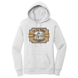 ItLl Fish Fly Company Women's Pullover Hoodie