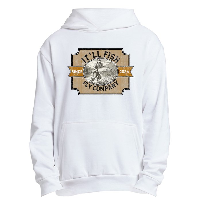 ItLl Fish Fly Company Urban Pullover Hoodie