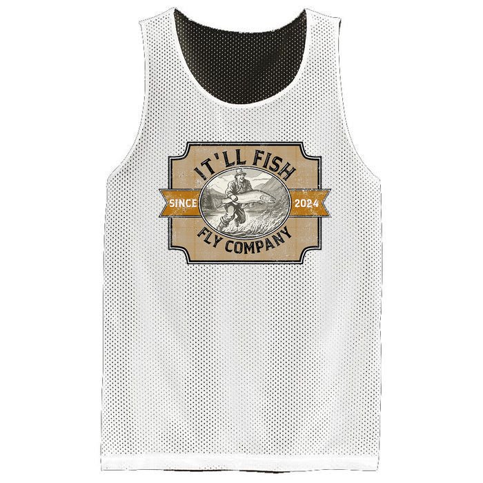 ItLl Fish Fly Company Mesh Reversible Basketball Jersey Tank