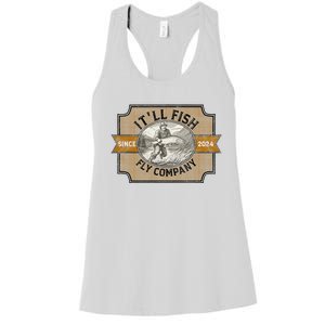 ItLl Fish Fly Company Women's Racerback Tank