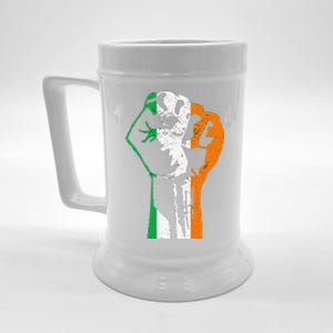 IRISH FLAG FIST RAISED IRELAND SAINT PATRICK'S DAY Beer Stein