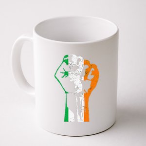 IRISH FLAG FIST RAISED IRELAND SAINT PATRICK'S DAY Coffee Mug