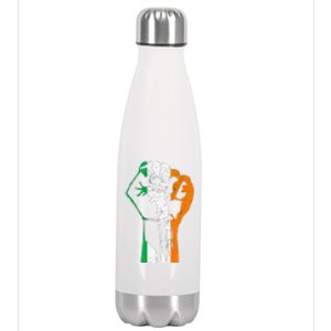 IRISH FLAG FIST RAISED IRELAND SAINT PATRICK'S DAY Stainless Steel Insulated Water Bottle