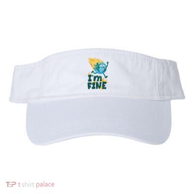 I'm Fine Funny Earth Day Climate Change Visor