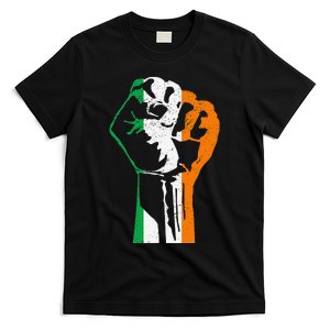 IRISH FLAG FIST RAISED IRELAND SAINT PATRICK'S DAY T-Shirt