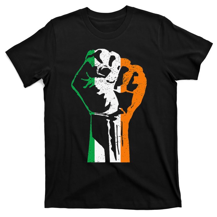 IRISH FLAG FIST RAISED IRELAND SAINT PATRICK'S DAY T-Shirt