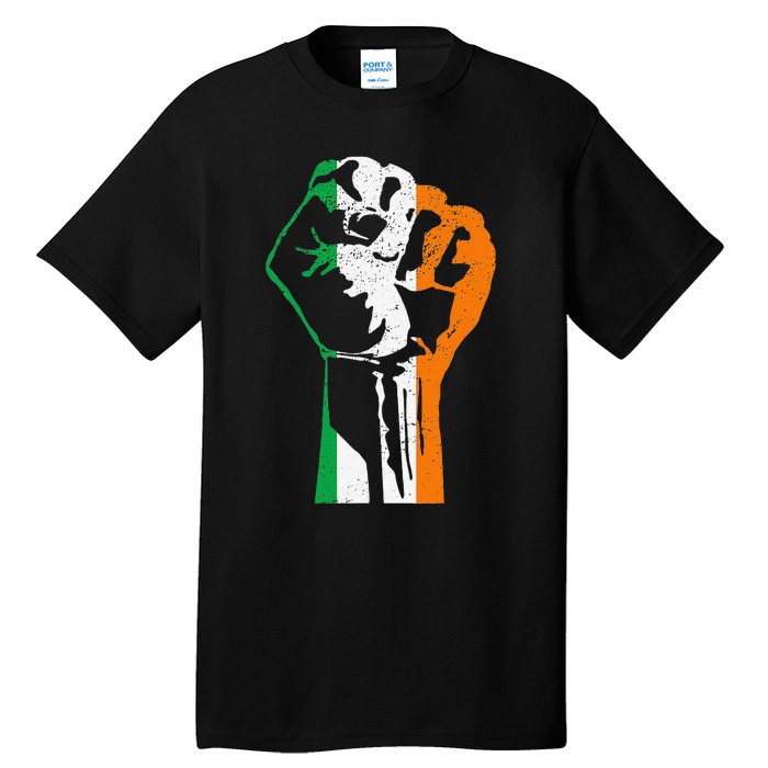 IRISH FLAG FIST RAISED IRELAND SAINT PATRICK'S DAY Tall T-Shirt