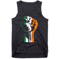 IRISH FLAG FIST RAISED IRELAND SAINT PATRICK'S DAY Tank Top