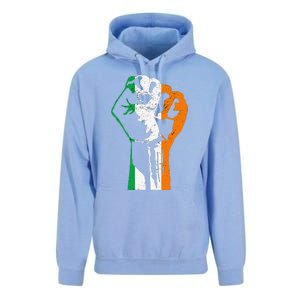 IRISH FLAG FIST RAISED IRELAND SAINT PATRICK'S DAY Unisex Surf Hoodie