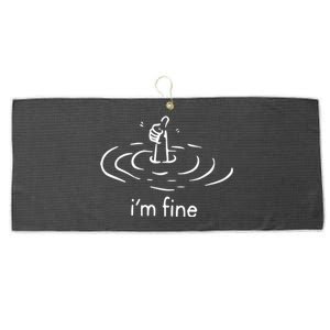 IM Fine Funny Large Microfiber Waffle Golf Towel