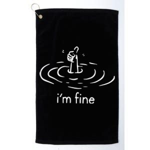 IM Fine Funny Platinum Collection Golf Towel