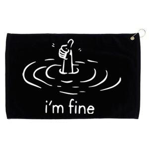 IM Fine Funny Grommeted Golf Towel