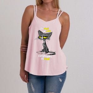 Im Fine Funny Sarcastic Cat Women's Strappy Tank