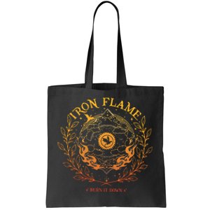 Iron Flame Fourth Wing Rebecca Yarros Dragon Tote Bag