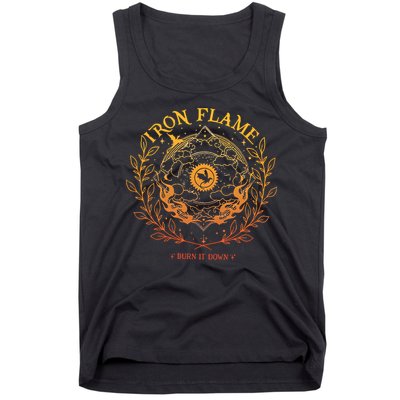 Iron Flame Fourth Wing Rebecca Yarros Dragon Tank Top