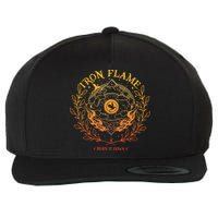 Iron Flame Fourth Wing Rebecca Yarros Dragon Wool Snapback Cap