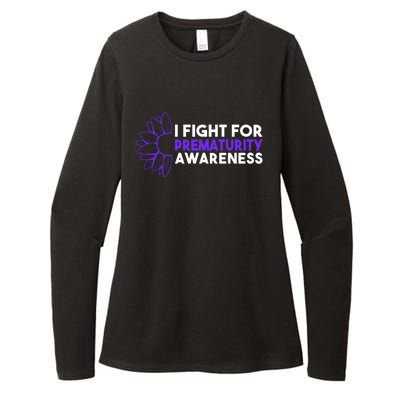 I Fight For Prematurity Awareness Gift Womens CVC Long Sleeve Shirt