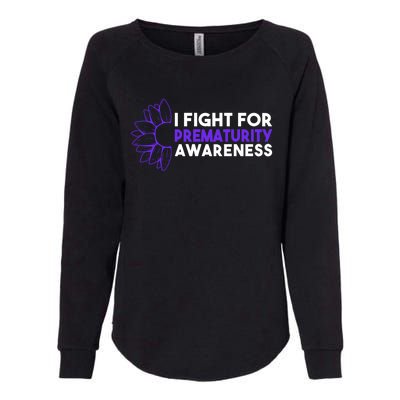 I Fight For Prematurity Awareness Gift Womens California Wash Sweatshirt