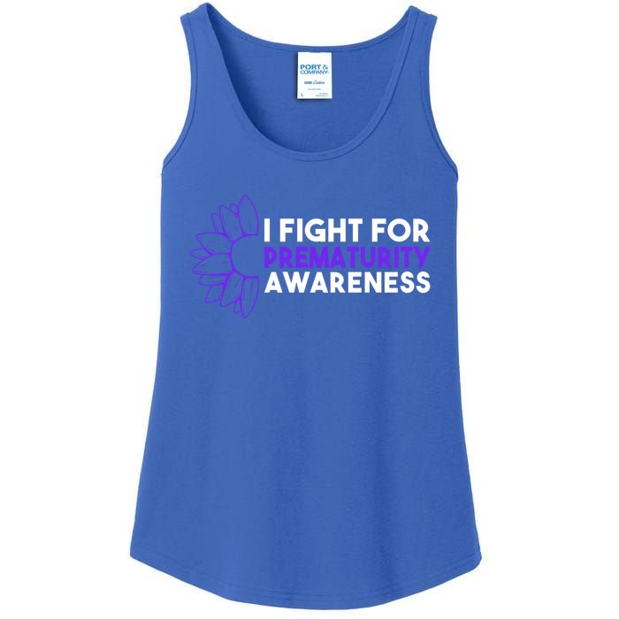 I Fight For Prematurity Awareness Gift Ladies Essential Tank