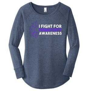 I Fight For Prematurity Awareness Gift Women's Perfect Tri Tunic Long Sleeve Shirt