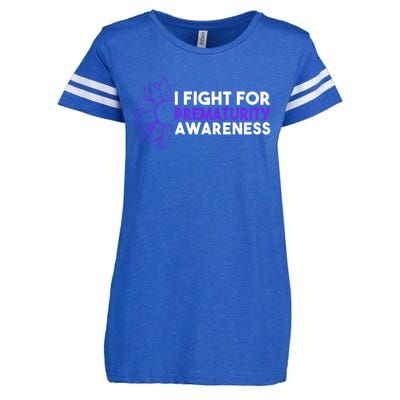 I Fight For Prematurity Awareness Gift Enza Ladies Jersey Football T-Shirt